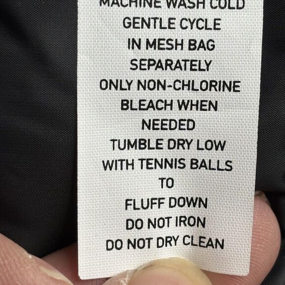 Polo Sport Ralph Lauren Vest Mens Medium Black 750 Down Puffer Zip Pockets Warm - Picture 13 of 16